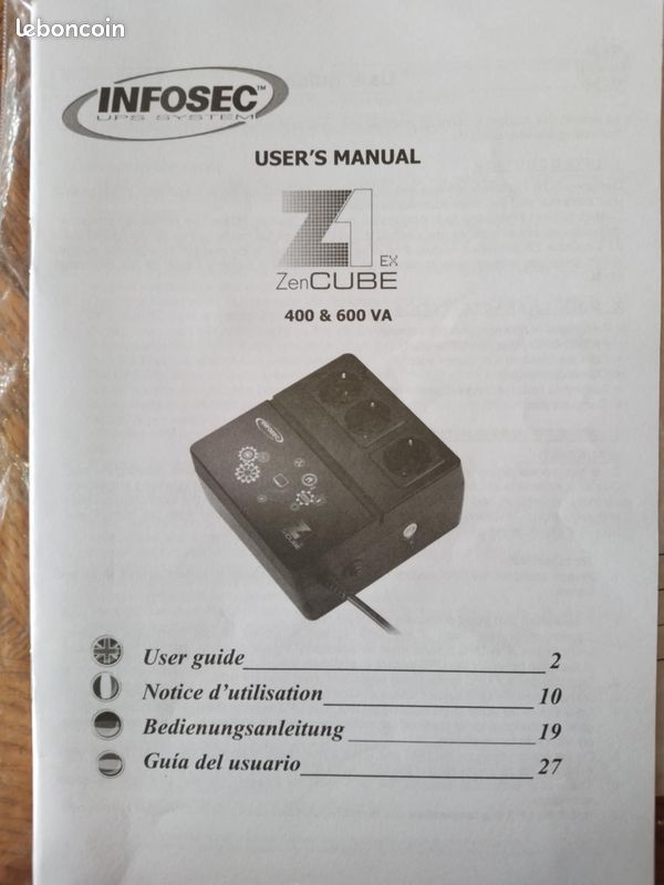 Onduleur Z1 Zenergy Cube EX 400 VA, (image 2)
