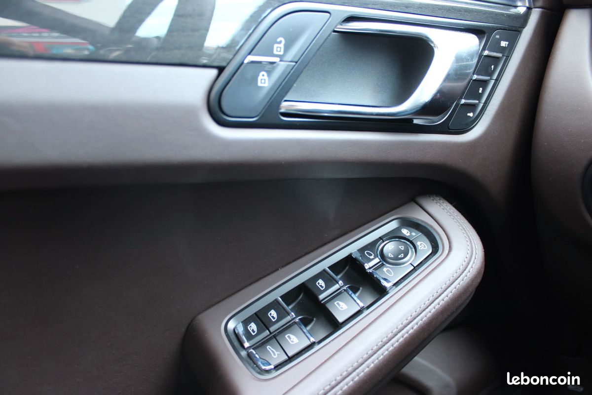 Porsche macan s-3.0l 355ch pdk-toit ouvr-sièg elect 18 reglg-jantes 911 / 21"-suspens pasm-phare pdls-orig france (image 27)