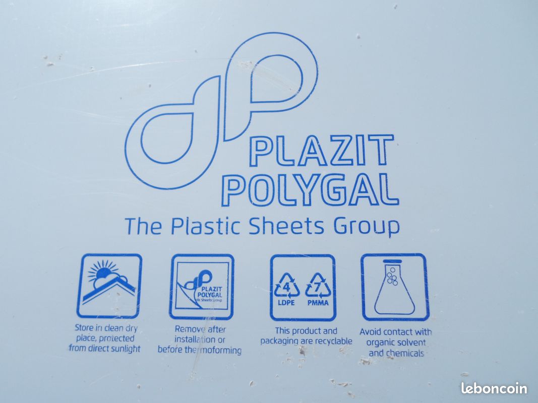 Chute galette plastique lopin plexiglass Poulie épaisseur 20mm (image 4)