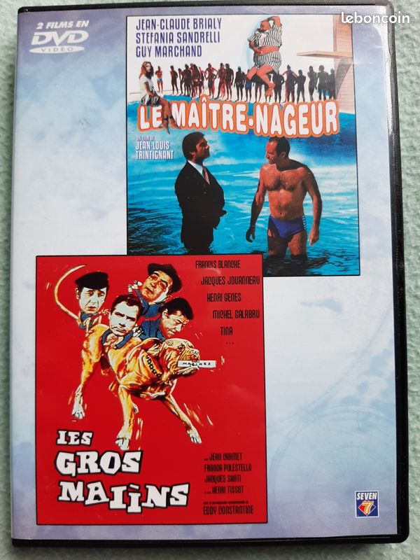 DVD 2 films : Le maître-nageur et Les gros malins (image 1)