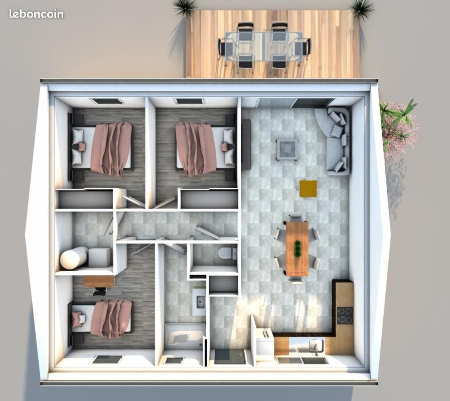Maison 4 pièces 77 m² · à Mouzillon · 77 m² · 205 800 €
