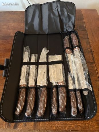 Batterie de cuisson complète effet marbre - 17 pièces - Tous feux - Beige