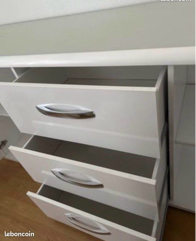 Propre, utilisé meuble de rangement longueur 190 largeur 50 cm hauteur 86 cm largeur intérieur du tiroir 56 longueur intérieure du tiroir 40 profondeur 18 cm 700 (image 2)