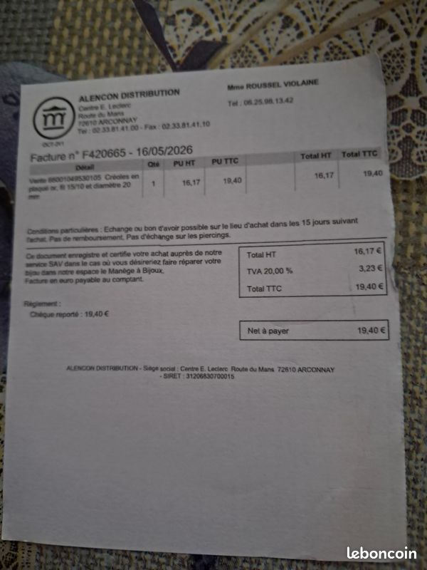 Je vends des créoles (image 2)
