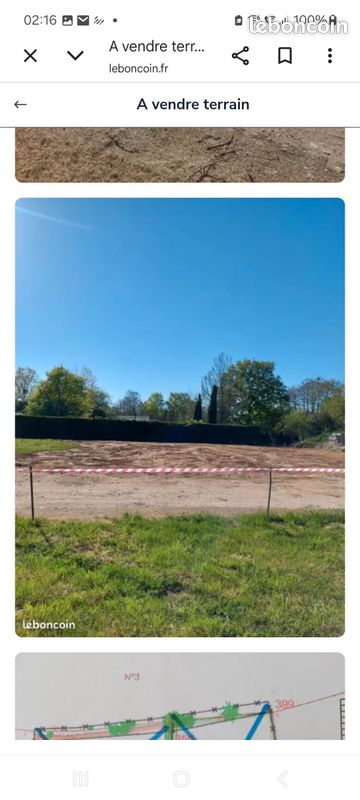 Terrain 858 m² · à Joué-l'Abbé · 65 000 €