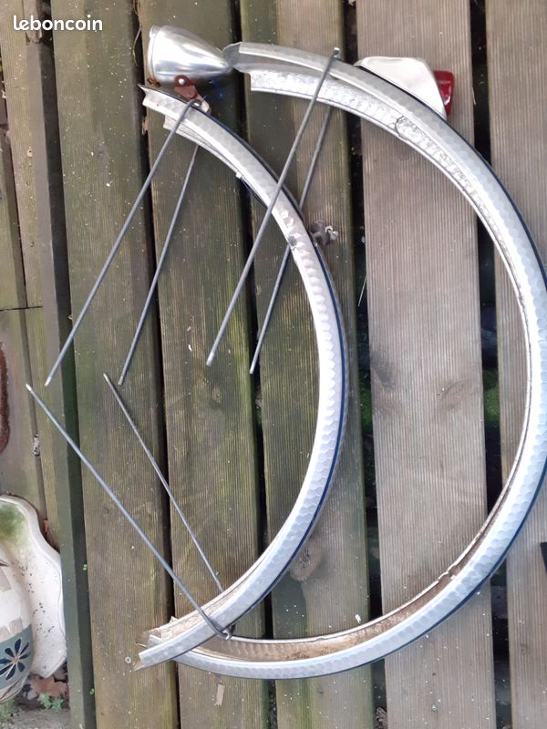 Paire de gardes boue, LEFOL LE MARTELÉ vélo ancien randonneuse, Caminargent, Peugeot... - Équipements vélos