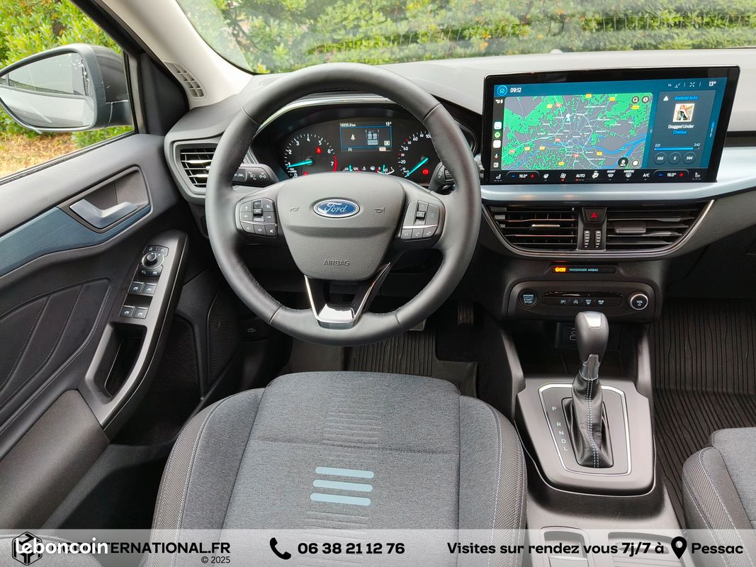 DESTOCKAGE - LE PLEIN POUR 35 EUROS - Focus SW - E85 ORIGINE - Garantie Ford 2028 - 19.990km - 1.0 Flexfuel 125cv, finition Active - Maintien de voie - Pack Hiver - Tarif clé en main (image 6)