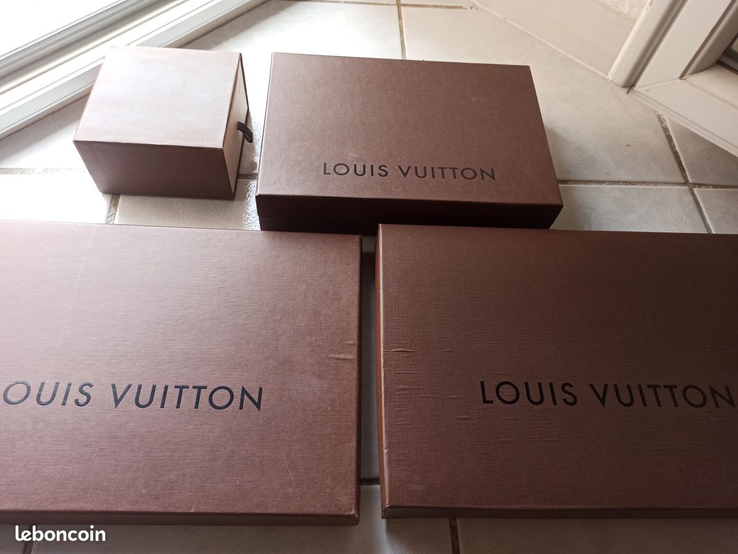 Boite de rangement marron Louis Vuitton authentiques (image 1)