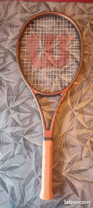 Raquette de tennis en bois vintage L'avantage Wilson classique - France