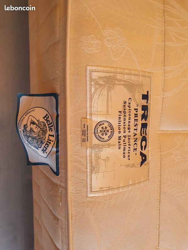 Matelas + sommier + tete de lit (image 3)