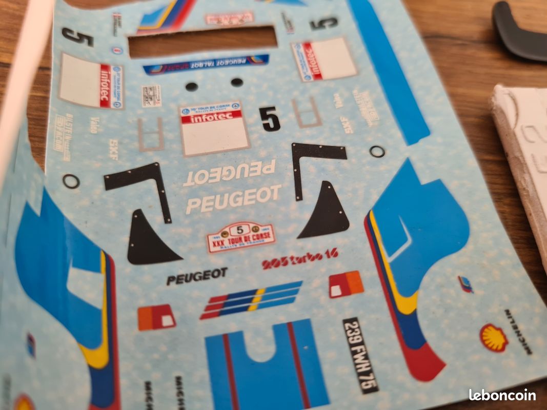 Kit De Montage 1/43 Provence Moulage Peugeot 205 Turbo 16 - Résine - Occasion Bon État