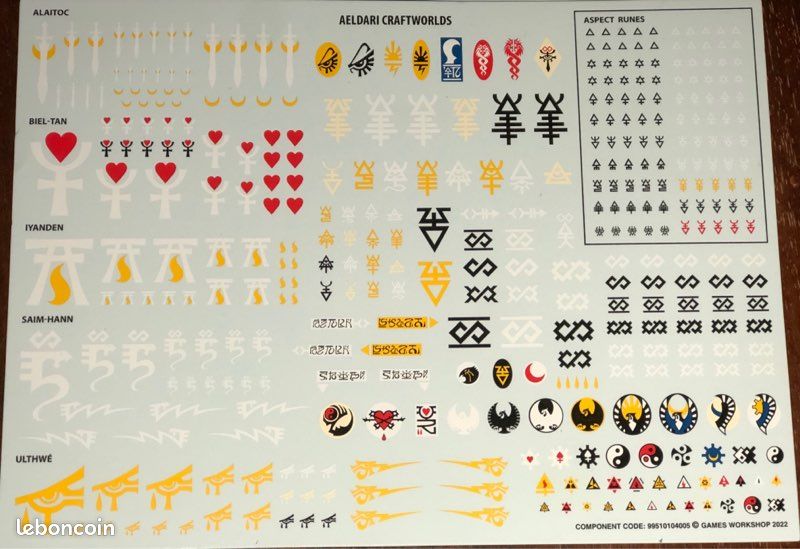 Décalcomanie Warhammer 40k - Modélisme
