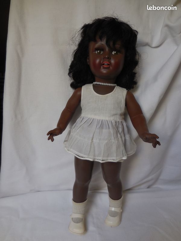 Poupée Raynal Christiane ancienne 40cm avec robe d'origine - Collection