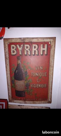 Plaque Décorative Métal Byrrh - Thème Moto BMW Firestorm - Neuf Fabriqué En France