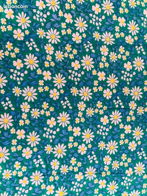 Coupon De Tissu Vintage Paillette Holographique Pour Vêtement Ou Couture