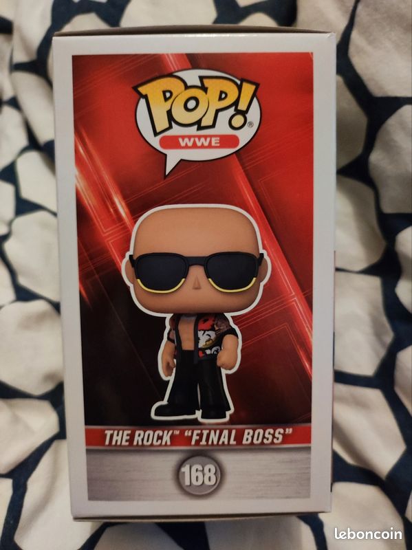 Funko pop wwe WrestleMania the rock final boss 168 Collection