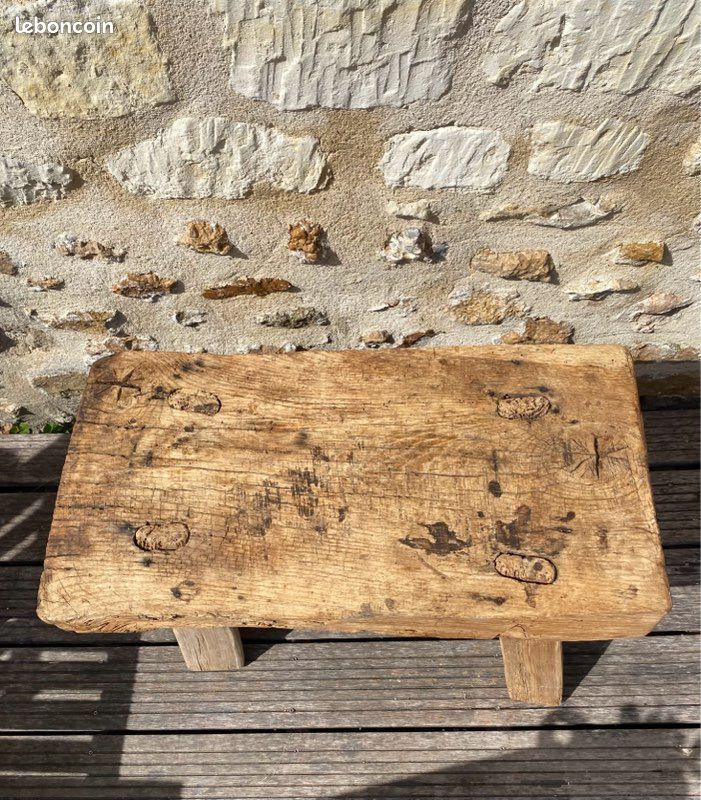 Banc/tabouret en bois (image 6)