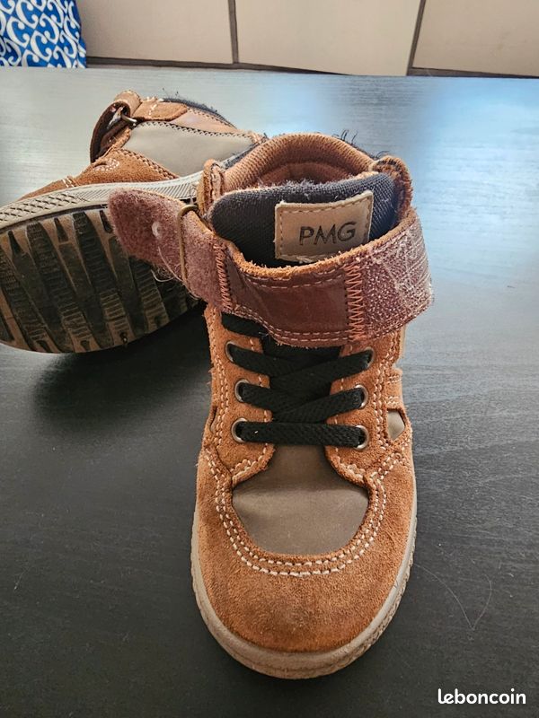 Bottines garçon camel en gore-tex marque Primigi (image 5)
