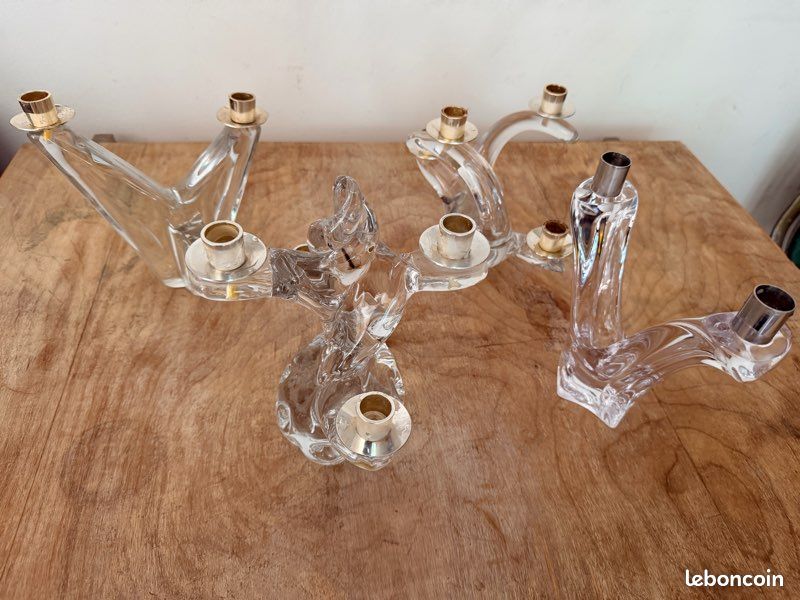 Bols Corona en Cristal par Lars Hellsten pour Orrefors, Suède, 1970s