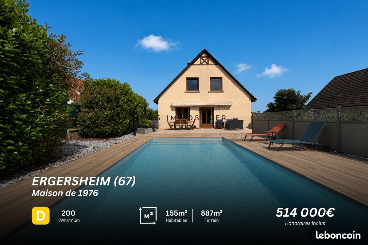 Maison 6 pièces 155 m² · à Ergersheim · 155 m² · 514 000 €