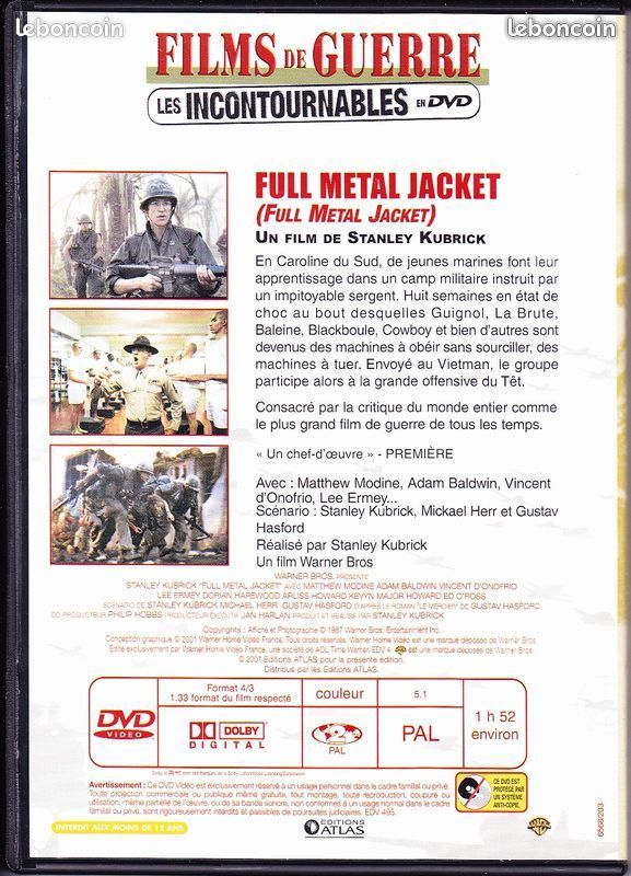 FULL METAL JACKET - Très Grand film Guerre (image 2)