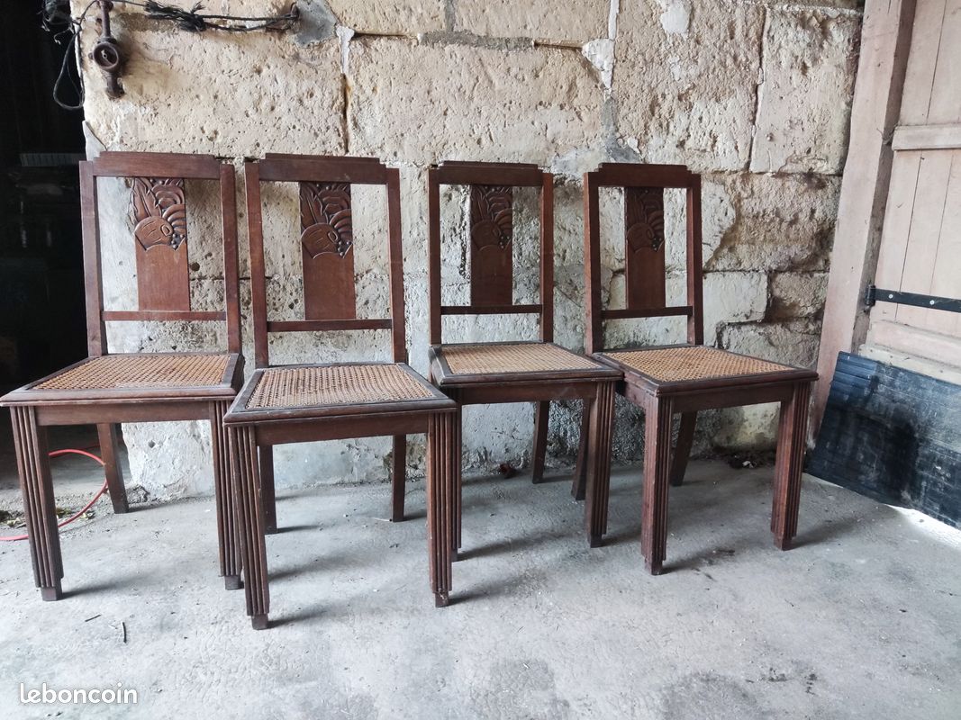 Lot de 4 chaises en bois (image 3)