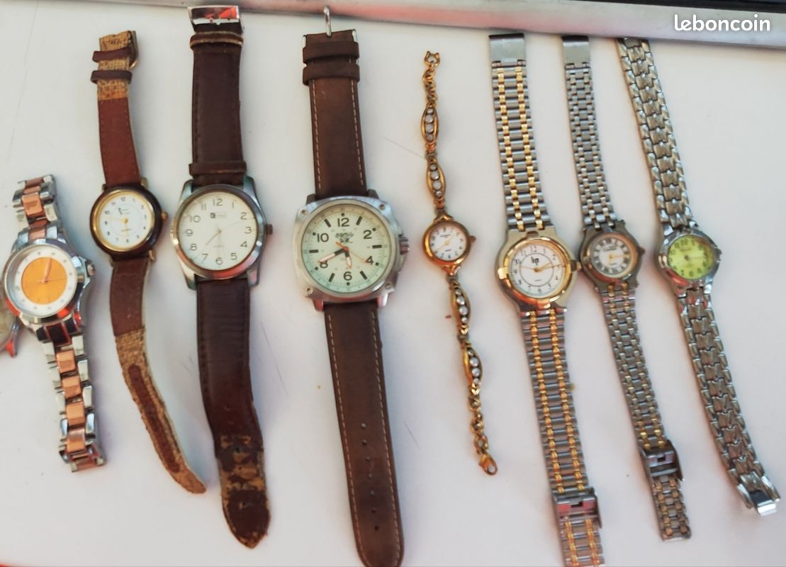 Lot De 3 Montres Anciennes Non Fonctionnelles - Pour Réparation Ou Pièces