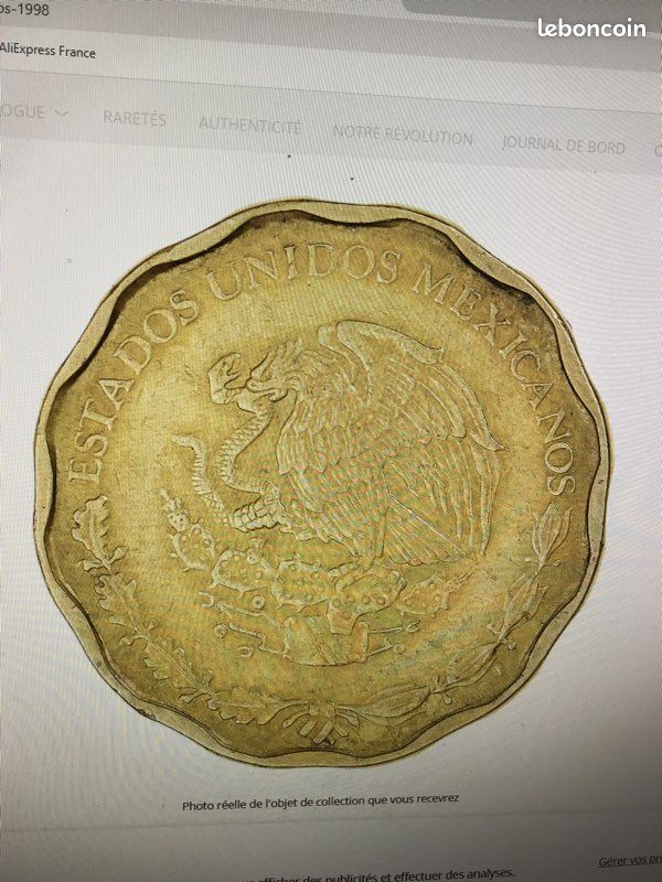 Numismatique du MEXIQUE " 5 pièces de monnaie " (image 9)