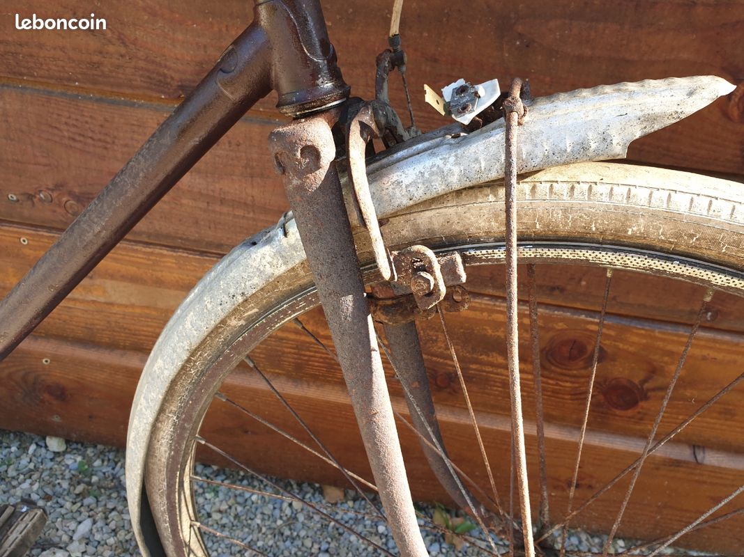 Roue Arrière Vélo Ancien Terrot - Pour Pièces