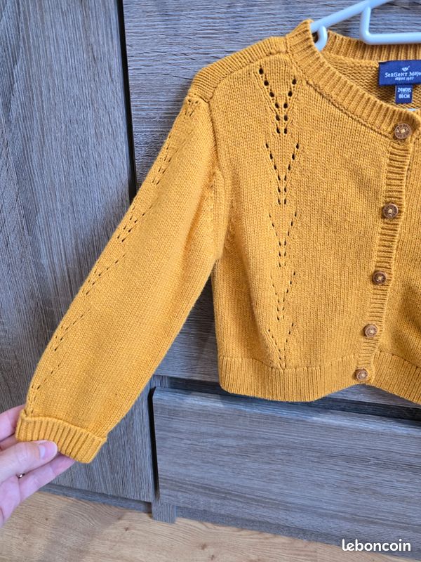 Vêtement Bébé Fille Ensemble Robe Gilet Sergent Major 24