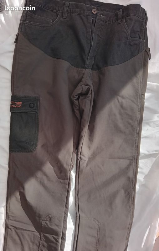 Pantalon de Chasse / Randonnée Solognac Bi-matière Renforcé — Taille 46 (image 2)