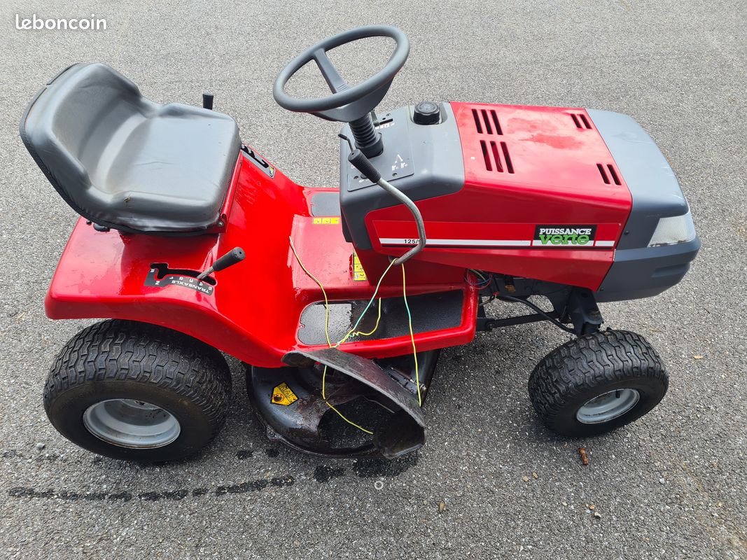 Tracteur tondeuse autoporté (image 3)