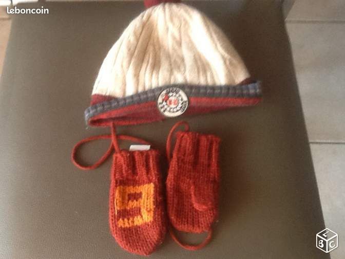Bonnet kenzo taille 2 et gant tape l oeil peltier (image 1)