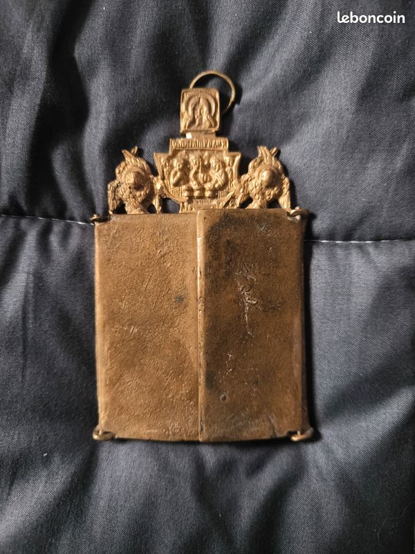 Poids Pliant 1/2 Livre (48 Zolotniks) En Bronze, Vintage De L'empire Russe - Ancien