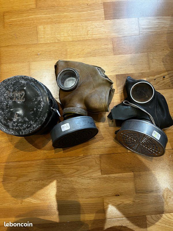Masque à gaz défense passive allemand (image 1)