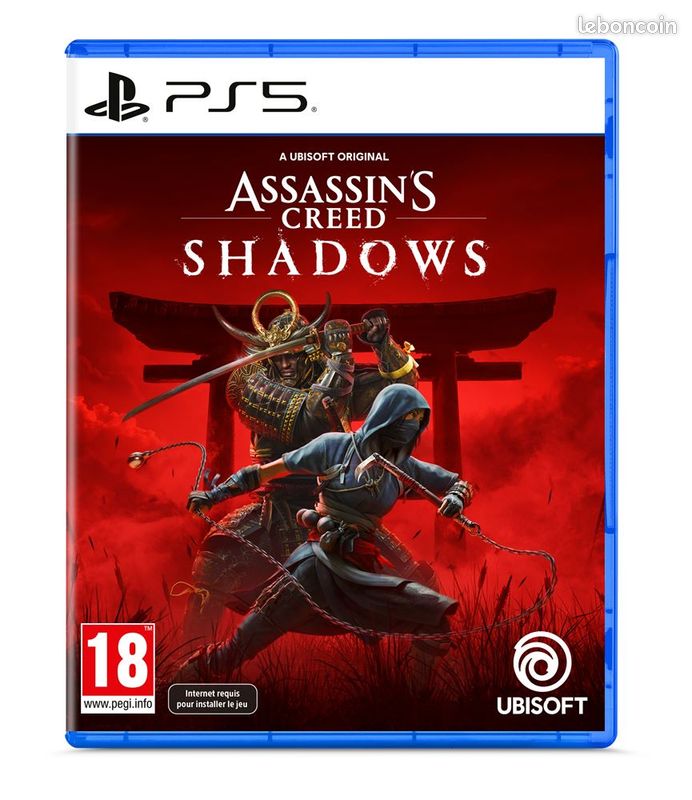 Assassin's Creed Shadows PS5 - version démat PS Store (image 1)