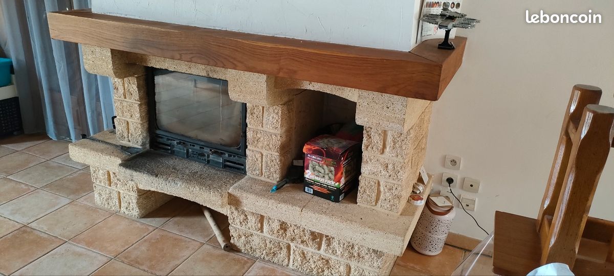 Vend habillage de cheminée et poutre (image 2)