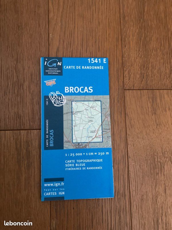 Carte IGN brocas (image 1)