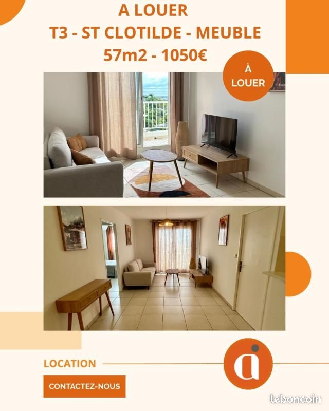 Appartement 3 pièces 57 m² · à Saint-Denis · 57 m² · 1 021 €/mois