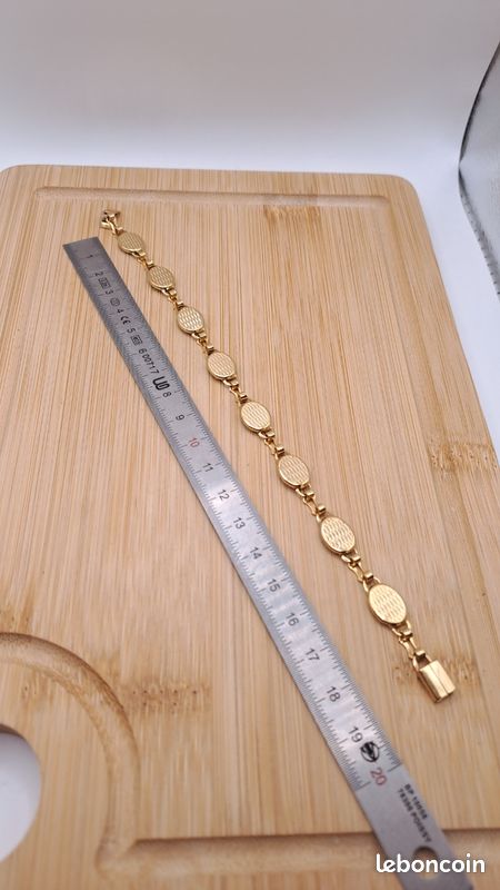 Bracelet Ancien En Or De Tolède Damasquiné - Bijou Vintage Rare, Couleur Or Et Noir, Parfaitement Patiné