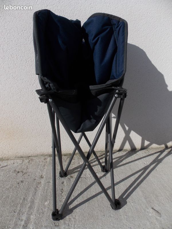 Activité-Chaises De Pêche Pliables Avec Dossier Et Sac Isotherme