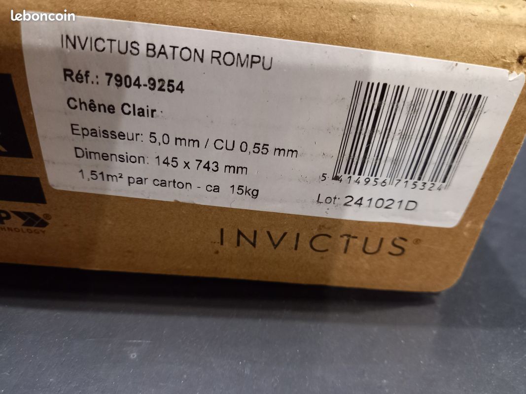 1.51m² de parquet baton rompu st maclou (image 2)