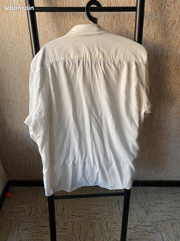 Chemise polaire Uniqlo blanche (image 2)
