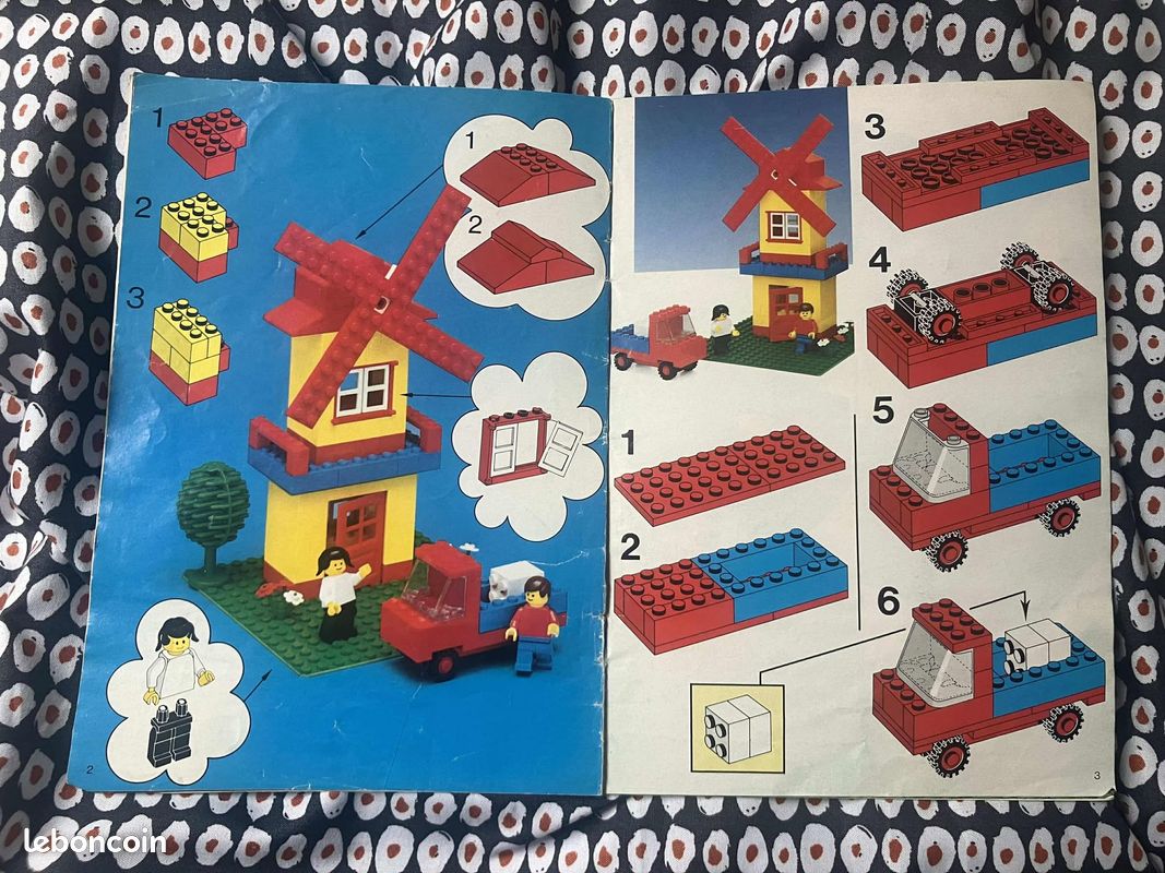 Notice jeu Lego ancienne vintage (1 notice) (image 1)
