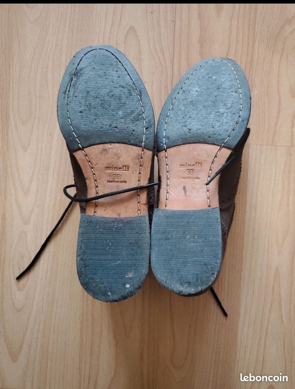 Chaussures Minelli nubuck marron (image 2)