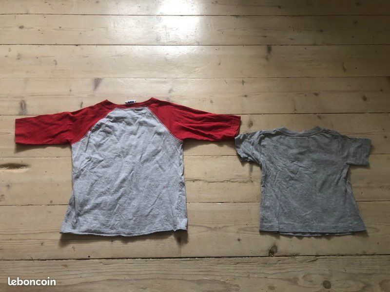 2 tee shirt assorti achetés aux USA 4 ans et 18 mois (image 4)