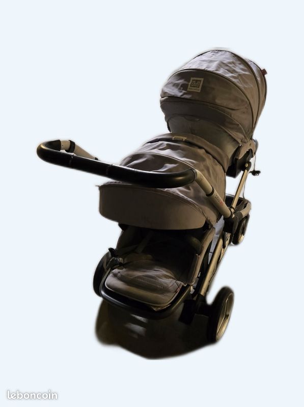 Poussette double evolutwin de Red Castle avec supports cybex cosy cloud (image 1)