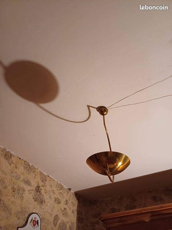 Plafonnier laiton design (image 1)