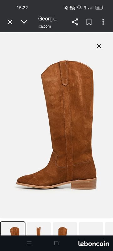 Bottes neuve daim Georgia Rose (image 7)