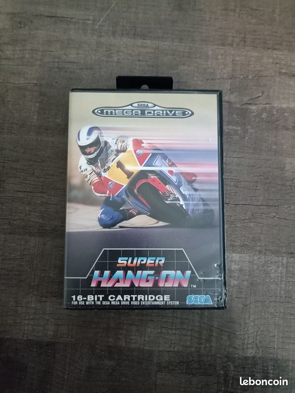 Super Hang-On Sur Mega Drive – Version Japonaise Complète – Très Bon état – 1989
